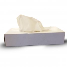 Tissue Box | 2 Ply | 80 Pulls | Snow Whi...